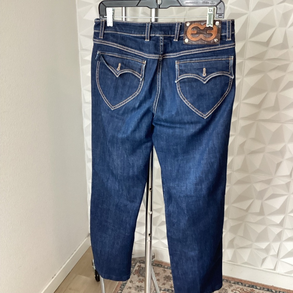 Women’s dark blue escada jeans size EU40